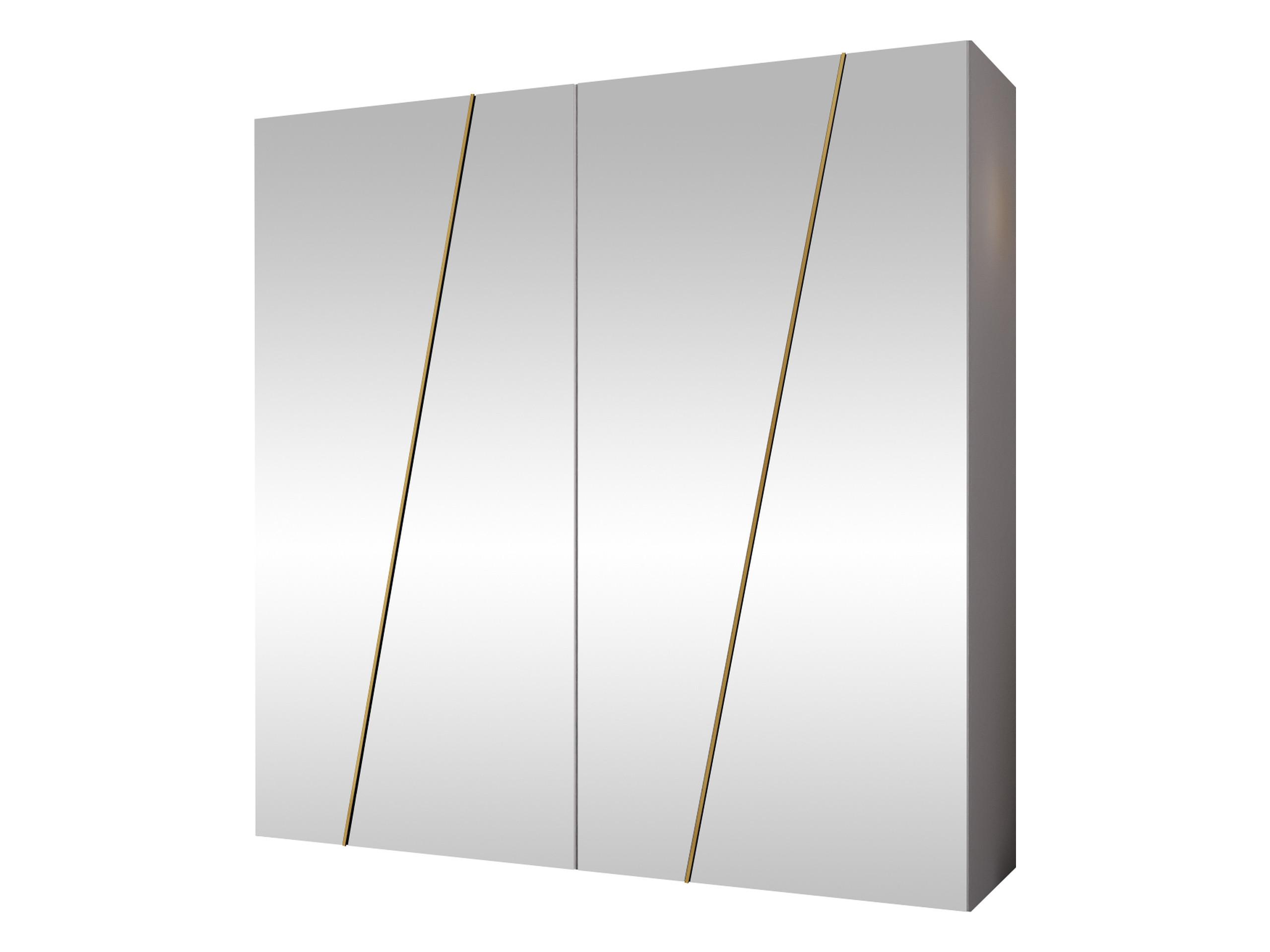 DREHTÜRENSCHRANK Zen 4L 200 cm - Goldfarben/Schwarz, Holzwerkstoff/Kunststoff (200/202/50cm) - MIRJAN24
