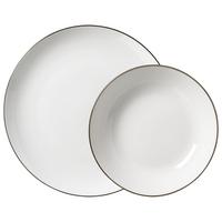 TAFELSERVICE Adela grau 12-tlg. - Grau, Keramik (2/2/2cm) - Ritzenhoff Breker