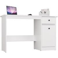 SCHREIBTISCH Weiß 120/75/45 - Weiß, Holzwerkstoff (90/50/75cm) - RAUMHIRSCH FURNITURE