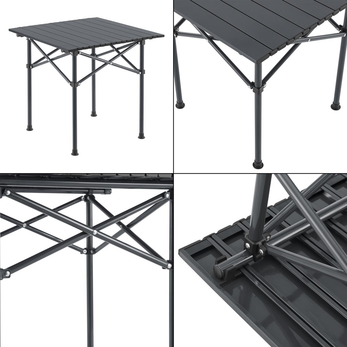 GARTENMÖBEL-SET 3 TLG. Bellante - Grau, Textil/Metall - casa.pro