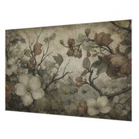 FOTOTAPETE 152x104 cm - Blumenschönheit - Weiß, Textil (152/104cm) - Wallfluent