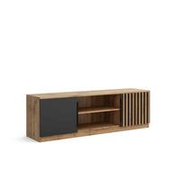 LOWBOARD ZENO 160/50/38 cm, Eiche Wotan - Eiche Wotan, Holzwerkstoff (160/50/38cm) - MASSENO