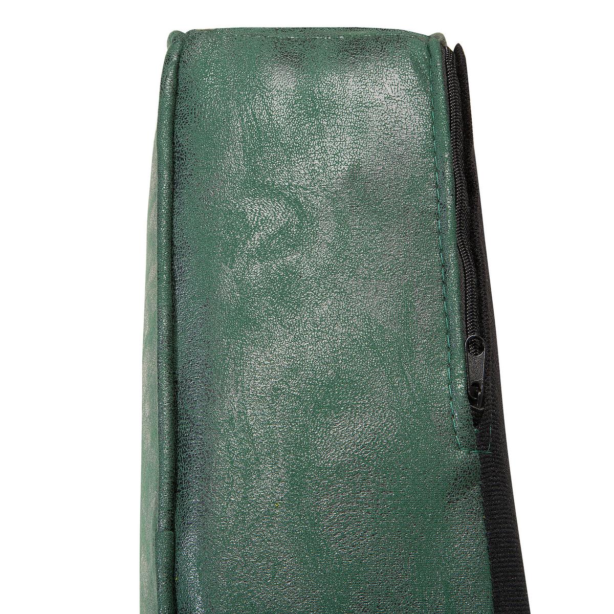 3-SITZER-SOFA Kunstleder Grün Chesterfield - Grün, Textil (195/70/76cm) - Beliani