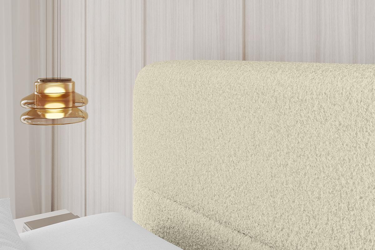 POLSTERBETT mit Bettkasten und Lattenrost, Boxbett ohne Matratze - ENORA 180x200 Beige - Taupe, Holzwerkstoff/Textil (180/200cm) - ALTDECOR