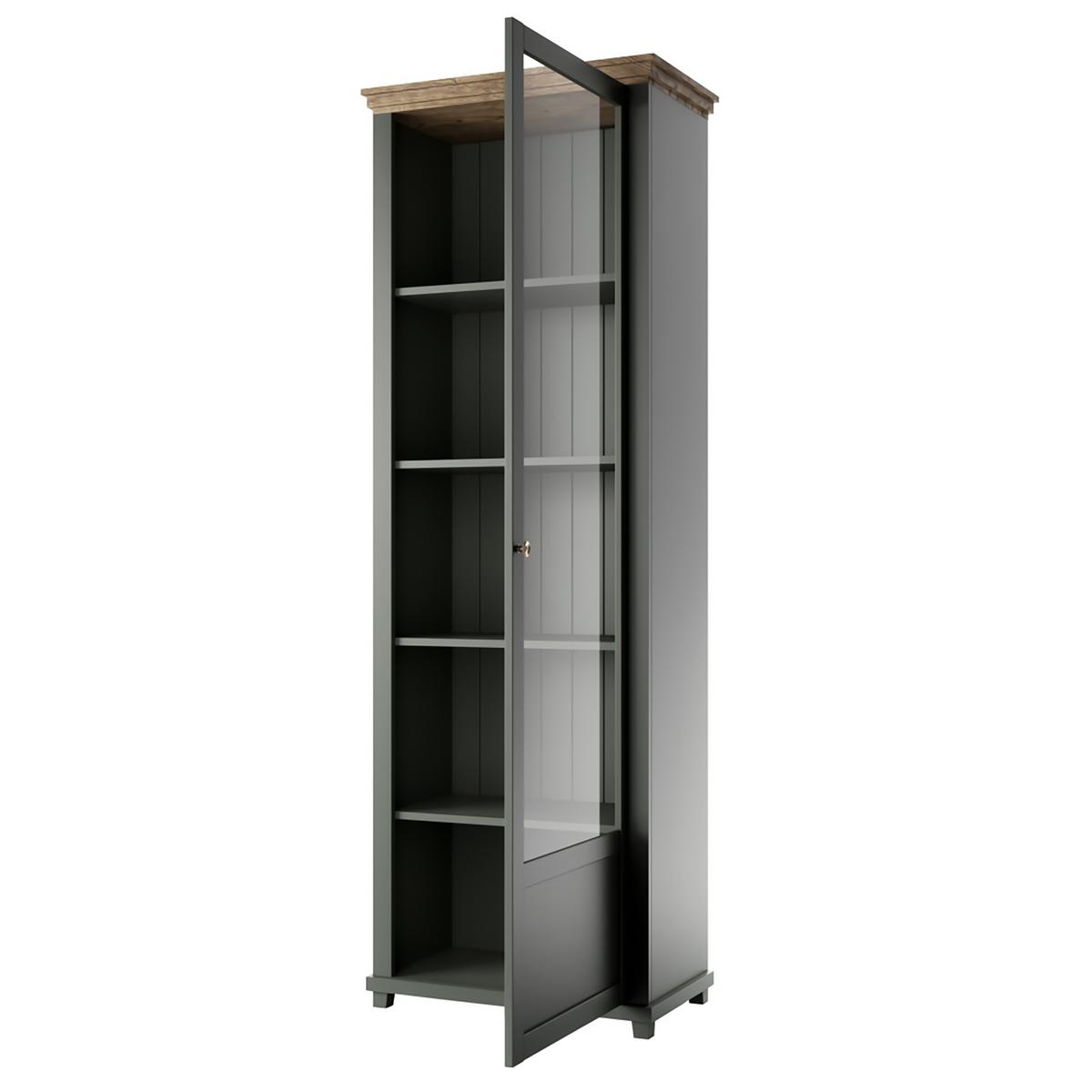 VITRINE in Grün - Grün, Holzwerkstoff (71/200/42cm) - MASSENO