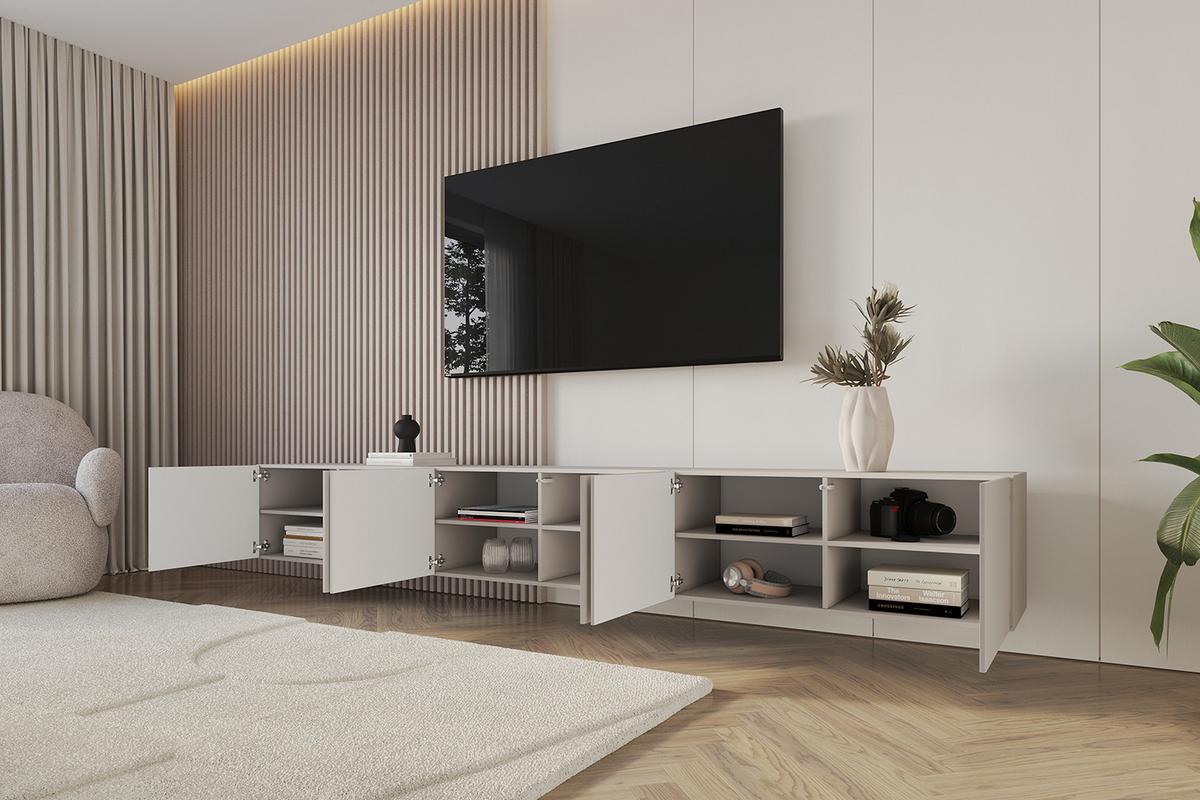 LOWBOARD NOA-2-W 3x100x40x40 cm - Kaschmir - Kaschmir, Holzwerkstoff (300/40/40cm) - ALTDECOR