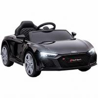 KINDER-ELEKTROAUTO Kunststoff Stahl Schwarz - Schwarz, Kunststoff (107/58/44cm) - AIYAPLAY
