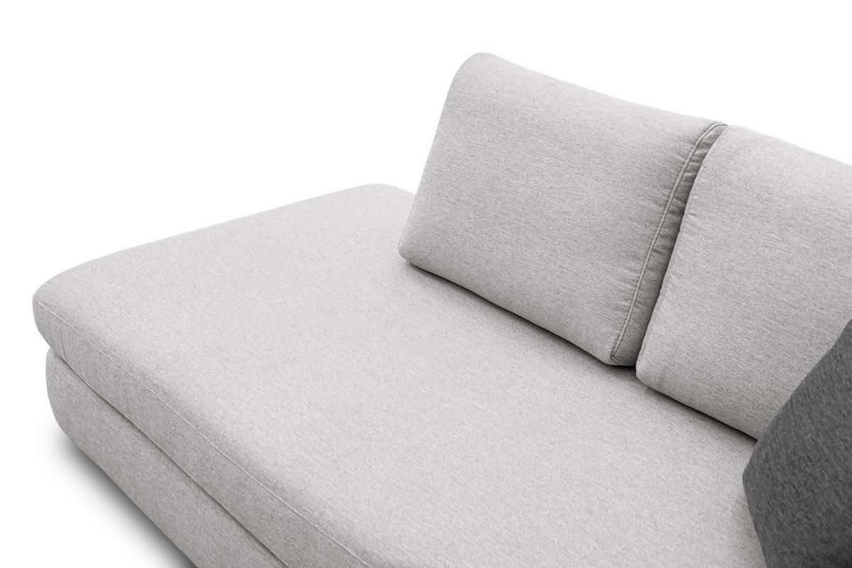ECKSOFA OTTO 5-Sitzer, hellgrau - Hellgrau, Holzwerkstoff/Textil (219/279cm) - Wozimo