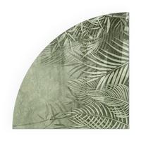 GLASPLATTE für Kamin 100x100 cm - Grün, Glas (100/100/0.4cm) - TULUP