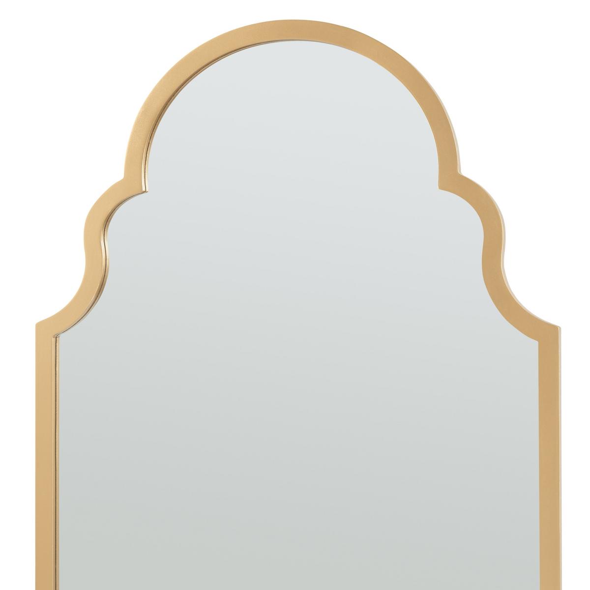 WANDSPIEGEL Hämeenkyrö - Goldfarben, Glas/Holzwerkstoff (60/2/90cm) - [en.casa]
