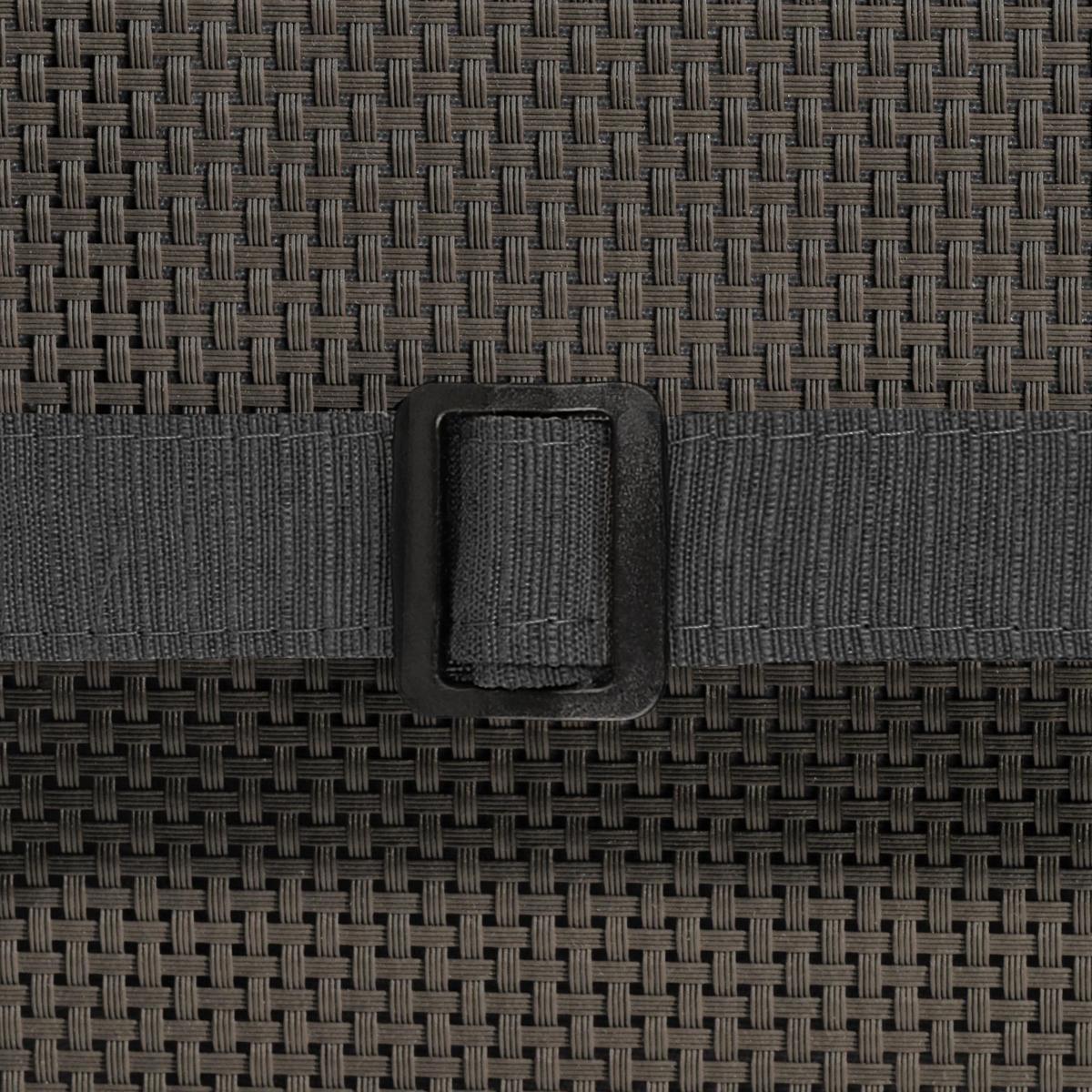 HOCHLEHNERAUFLAGE HighLux HL 120/52/7cm Anthrazit - Anthrazit, Textil (52/7/120cm) - Beautissu 