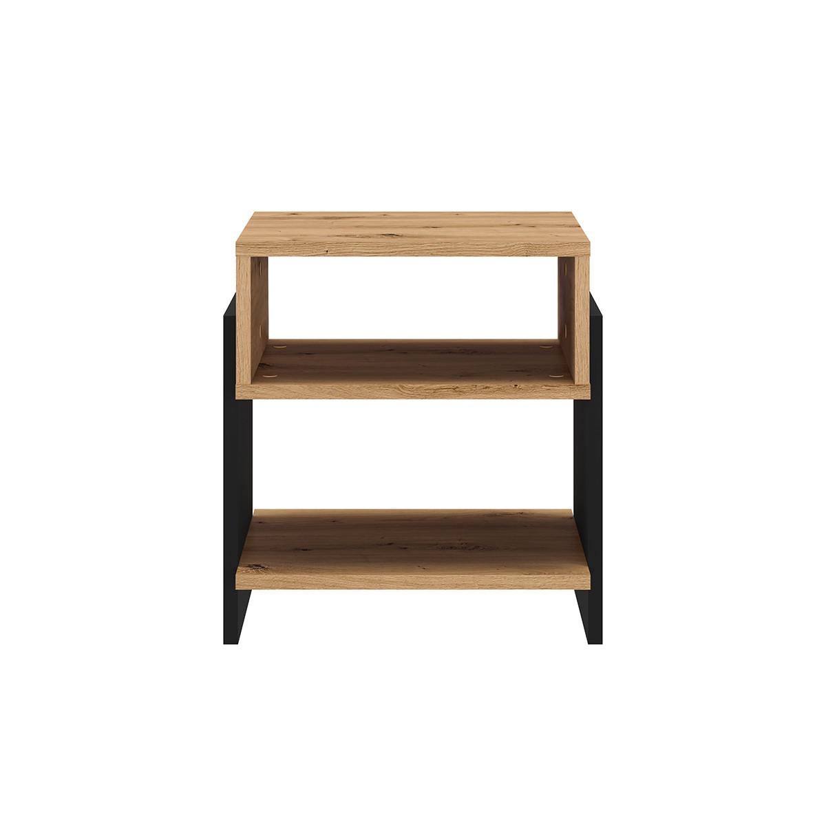 NACHTTISCH Tara Holz - Braun, Holzwerkstoff (42/46/35cm) - Petits-meubles