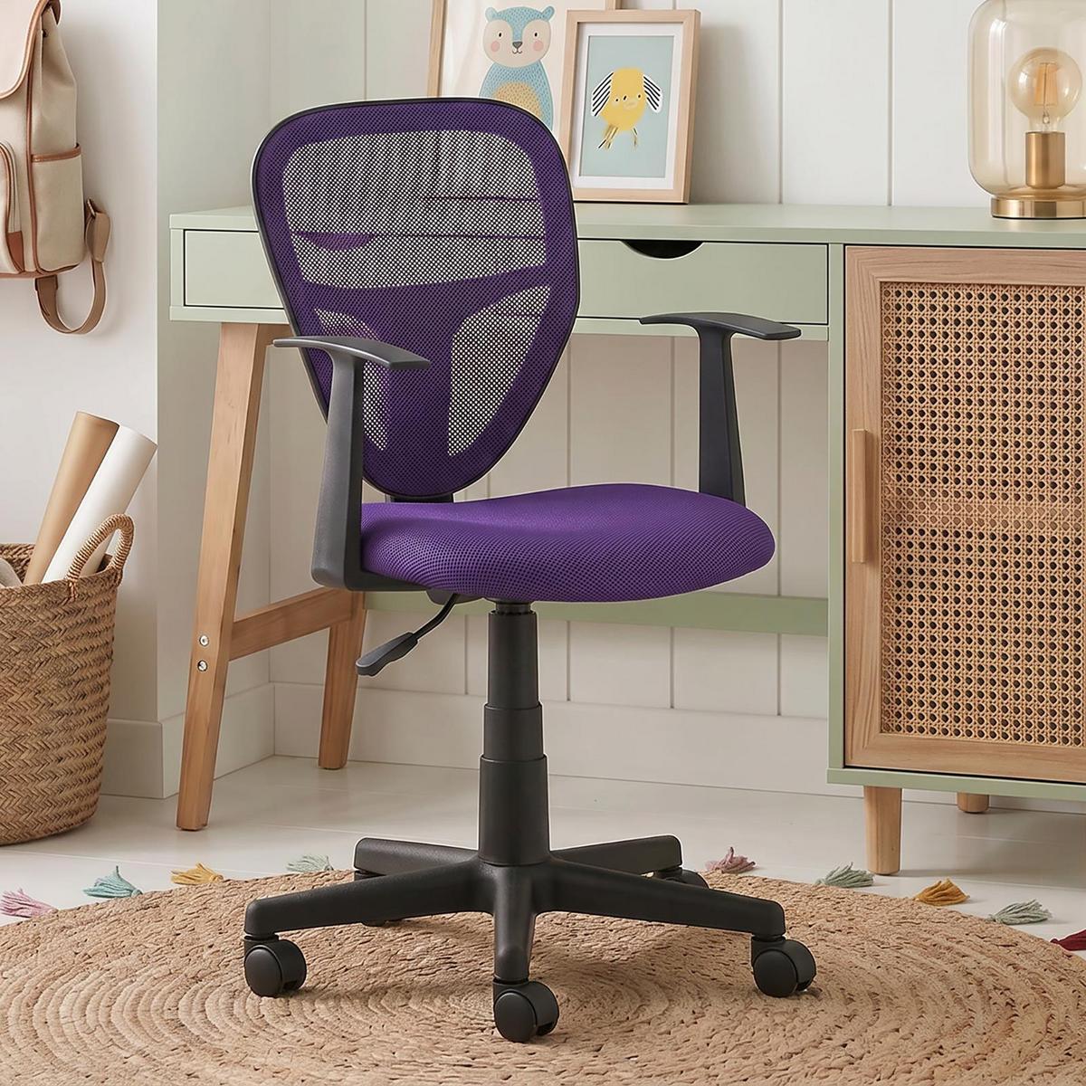 KINDERDREHSTUHL STUDIO - Lila, Textil (53/92/52cm) - IDIMEX