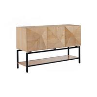 SIDEBOARD ANJO Braun Holz - Schwarz/Braun, Holz/Metall (150/85/40cm) - KAWOLA