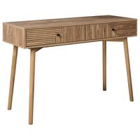 KONSOLENTISCH Hellbraun Ronge - Hellbraun, Holzwerkstoff (120/80/45cm) - Beliani