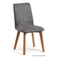ESSZIMMERSTUHL (4er-Set) Darci 47x92x60 Eiche geölt/Grau - Eichefarben/Grau, Kunststoff (60/92/47cm) - 58aufmkessel