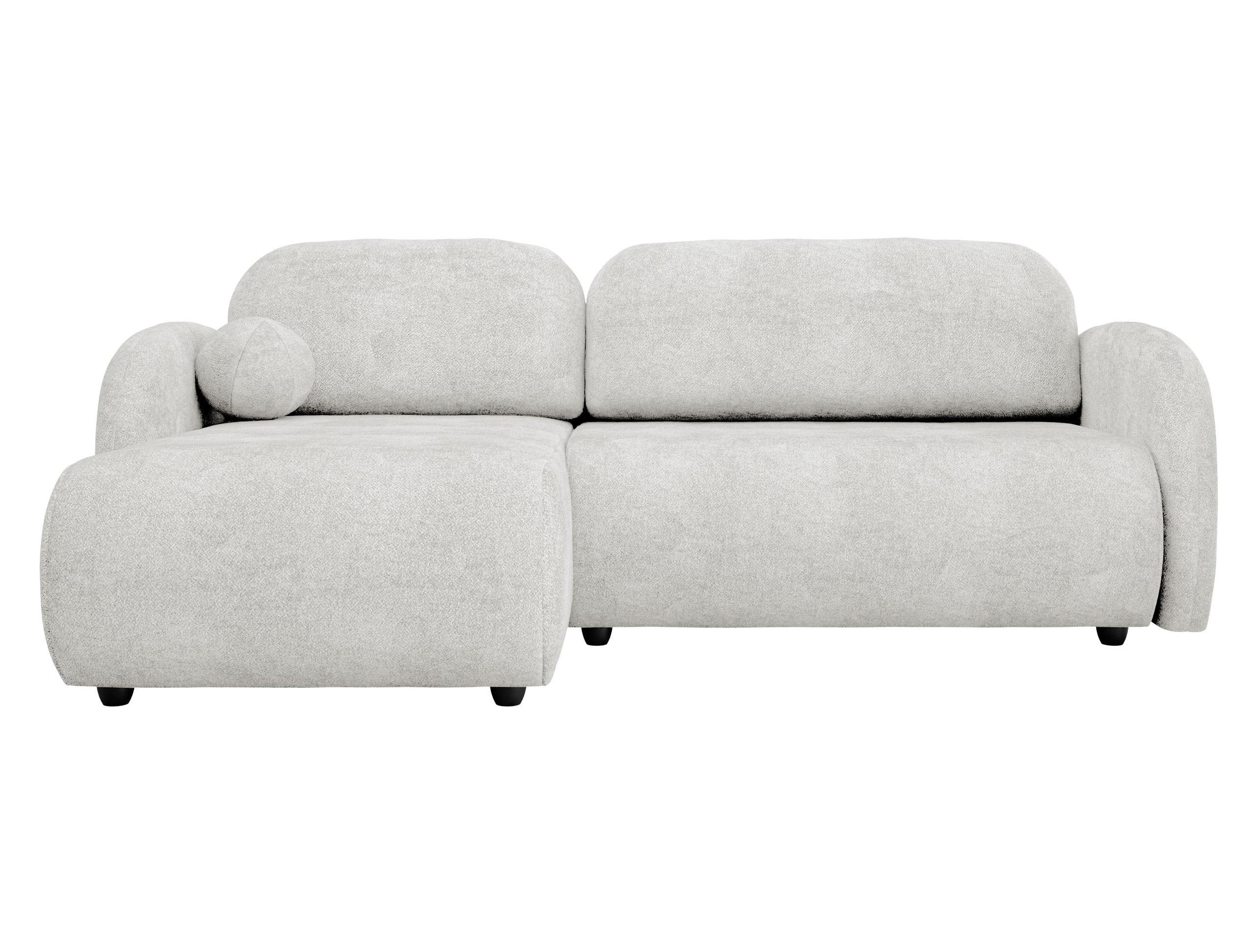 ECKSOFA Dream L - Schwarz/Naturfarben, Holz/Kunststoff (233/160cm) - MIRJAN24