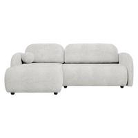 ECKSOFA Dream L - Schwarz/Naturfarben, Holz/Kunststoff (233/160cm) - MIRJAN24