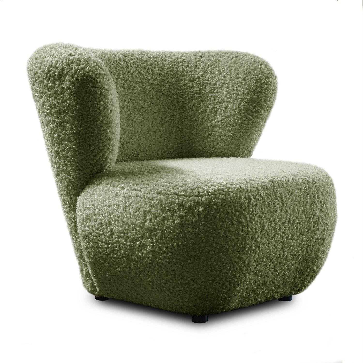 SESSEL ARLO LOUNGE Rolf 14 - Grün, Textil (85/74/58cm) - Lookway