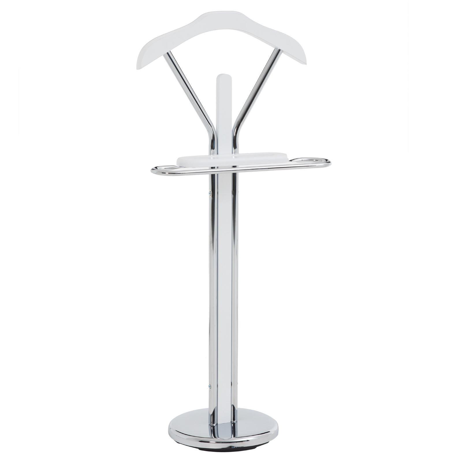 HERRENDIENER GREGOR weiß - Weiß, Metall (50/108/27cm) - IDIMEX