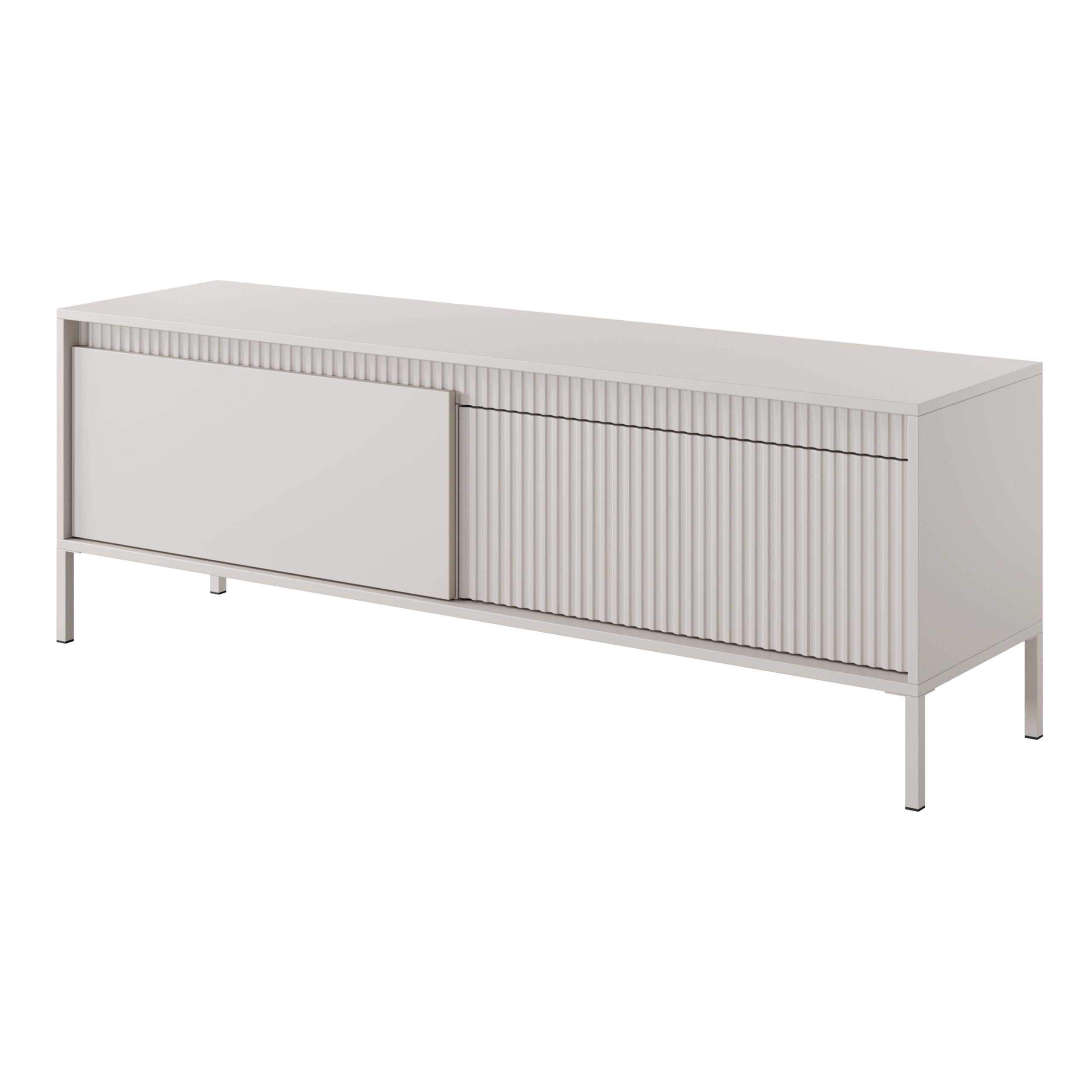 LOWBOARD SENSATO 153,5x39,5x53,4 cm mit 2 Türen Beige - Beige, Holzwerkstoff (153.5/53.4/39.5cm) - MASSENO