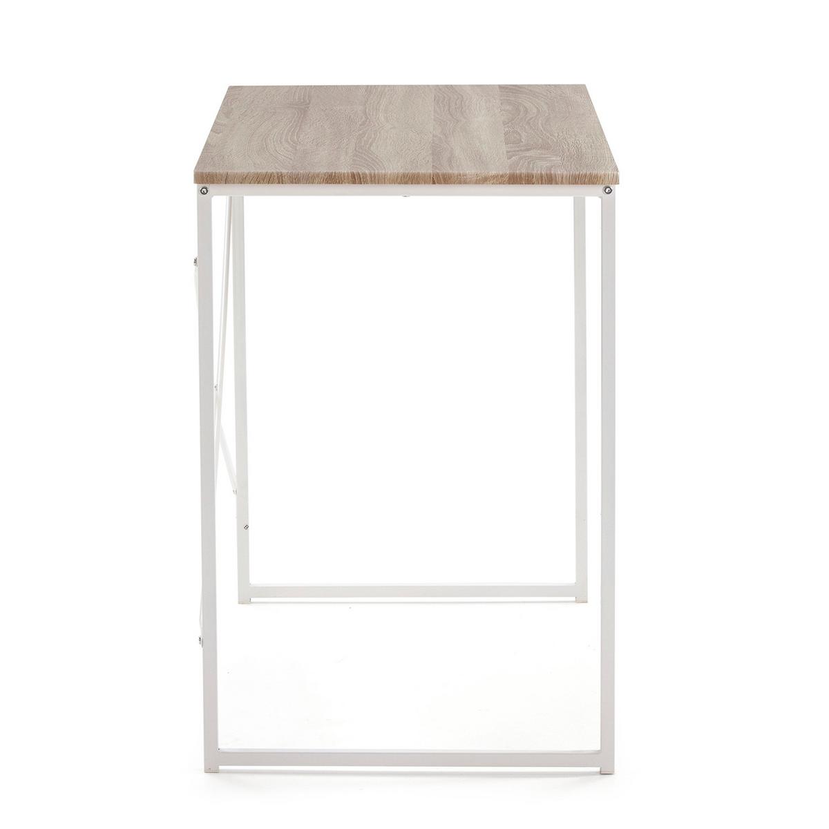 SCHREIBTISCH 90/50/74 Caceres Weiß - Weiß, Holzwerkstoff (50/90/74cm) - VS Venta-stock
