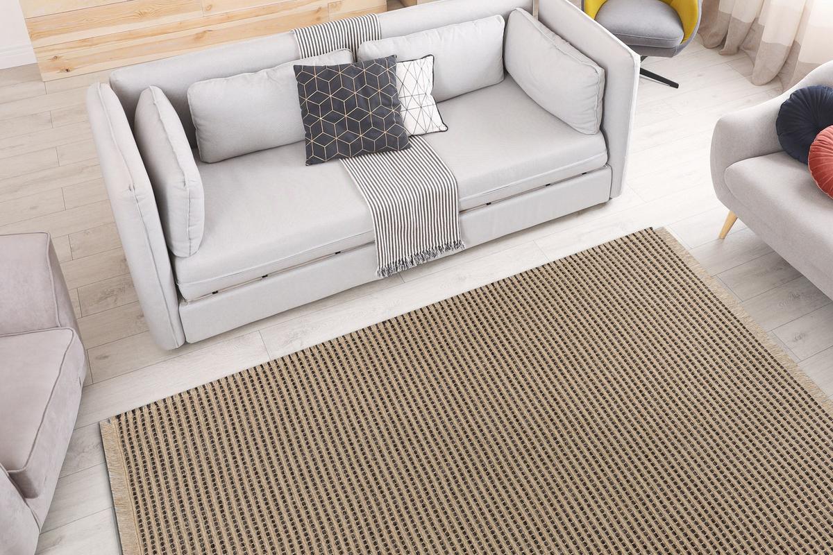 TEPPICH Jute 80/150 cm - Schwarz, Textil (80/150cm) - rugsX