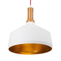 HÄNGELEUCHTE Sepik 34/34/183 cm - Weiß, Metall (34/34/183cm) - Beliani
