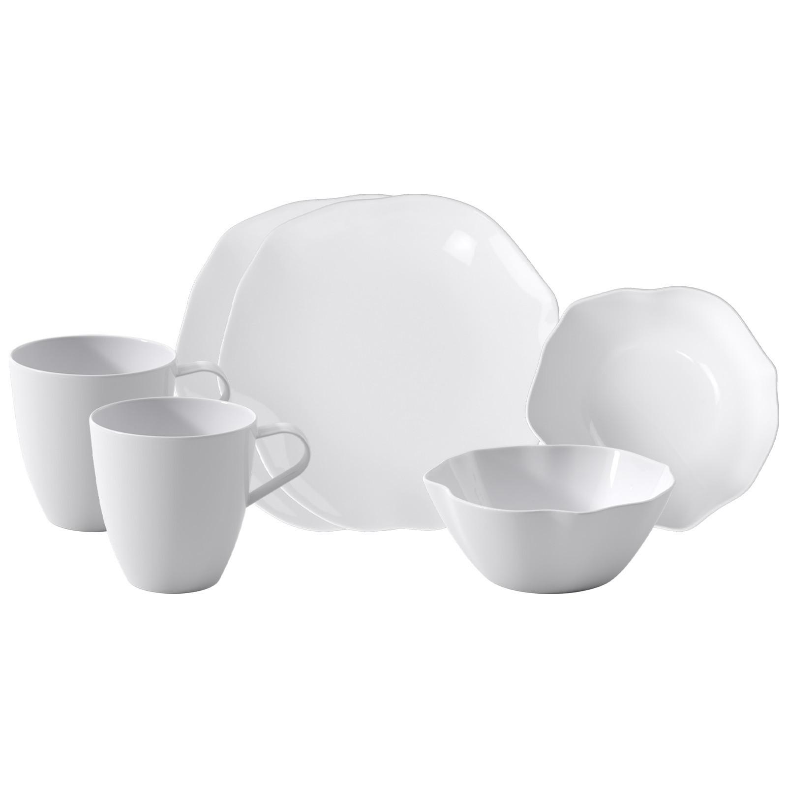 FRÜHSTÜCKS-SET Pura weiß 6-tlg. - Weiß, Keramik (2/2/2cm) - Villeroy & Boch