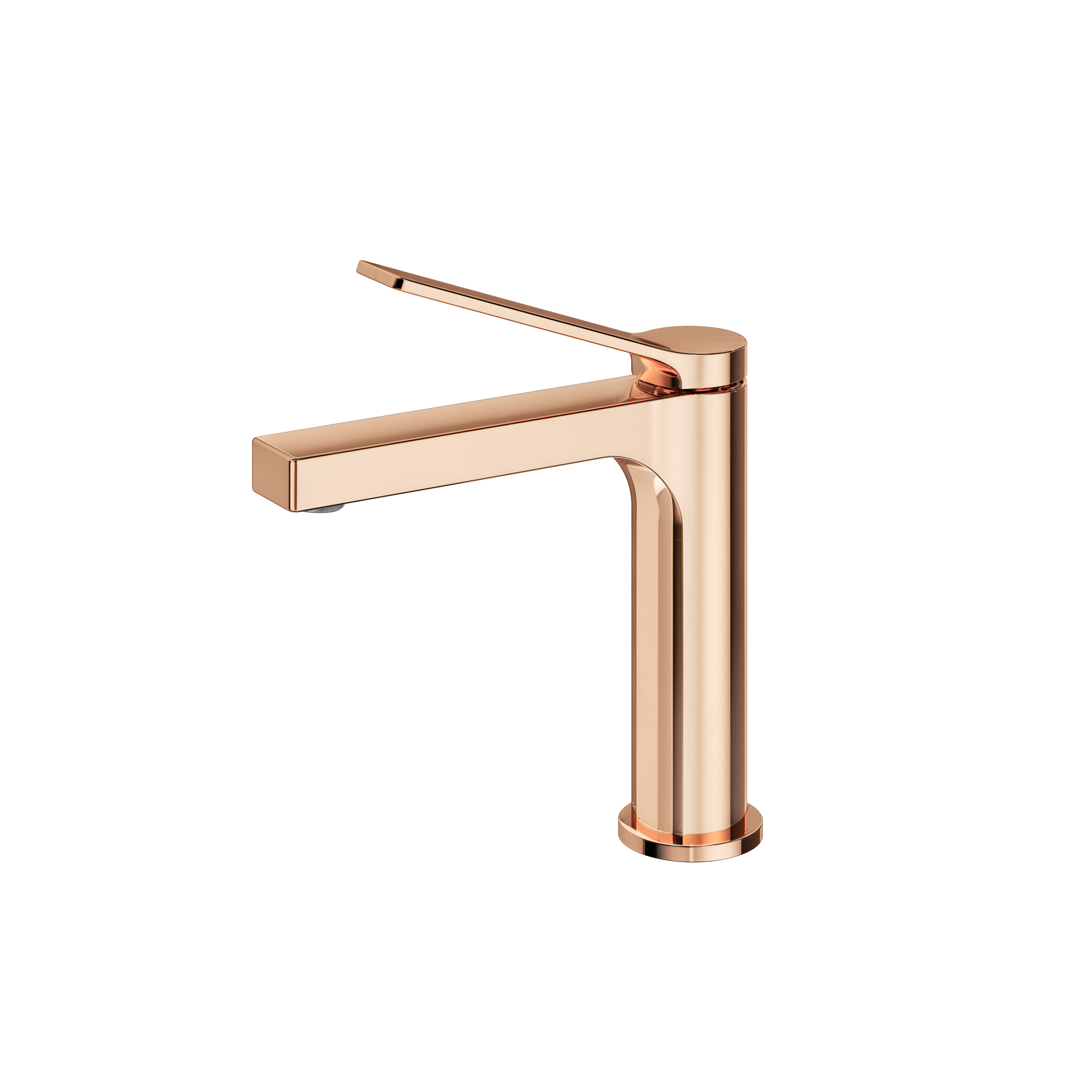 WASCHTISCHARMATUR Rosengold 19,5/17,3/4,6 cm - Roségold, Metall (17.3/19.5/4.6cm) - EMKE