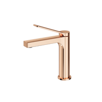WASCHTISCHARMATUR Rosengold 19,5/17,3/4,6 cm - Roségold, Metall (17.3/19.5/4.6cm) - EMKE