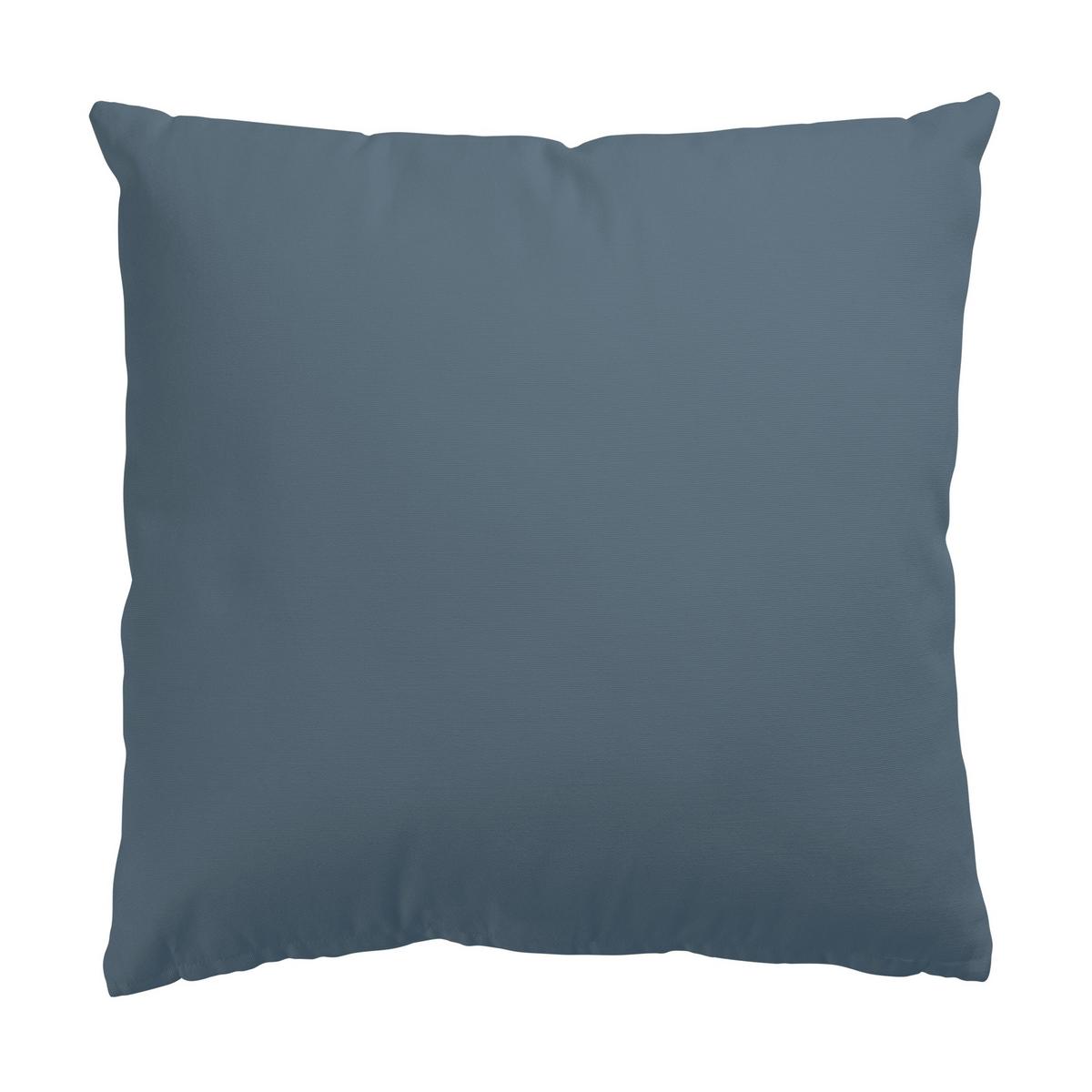 DEKOKISSEN 2er-Set Schieferblau trifft Streifen Duo 40/40 cm - Blau, Textil (40/40cm) - Bilderwelten