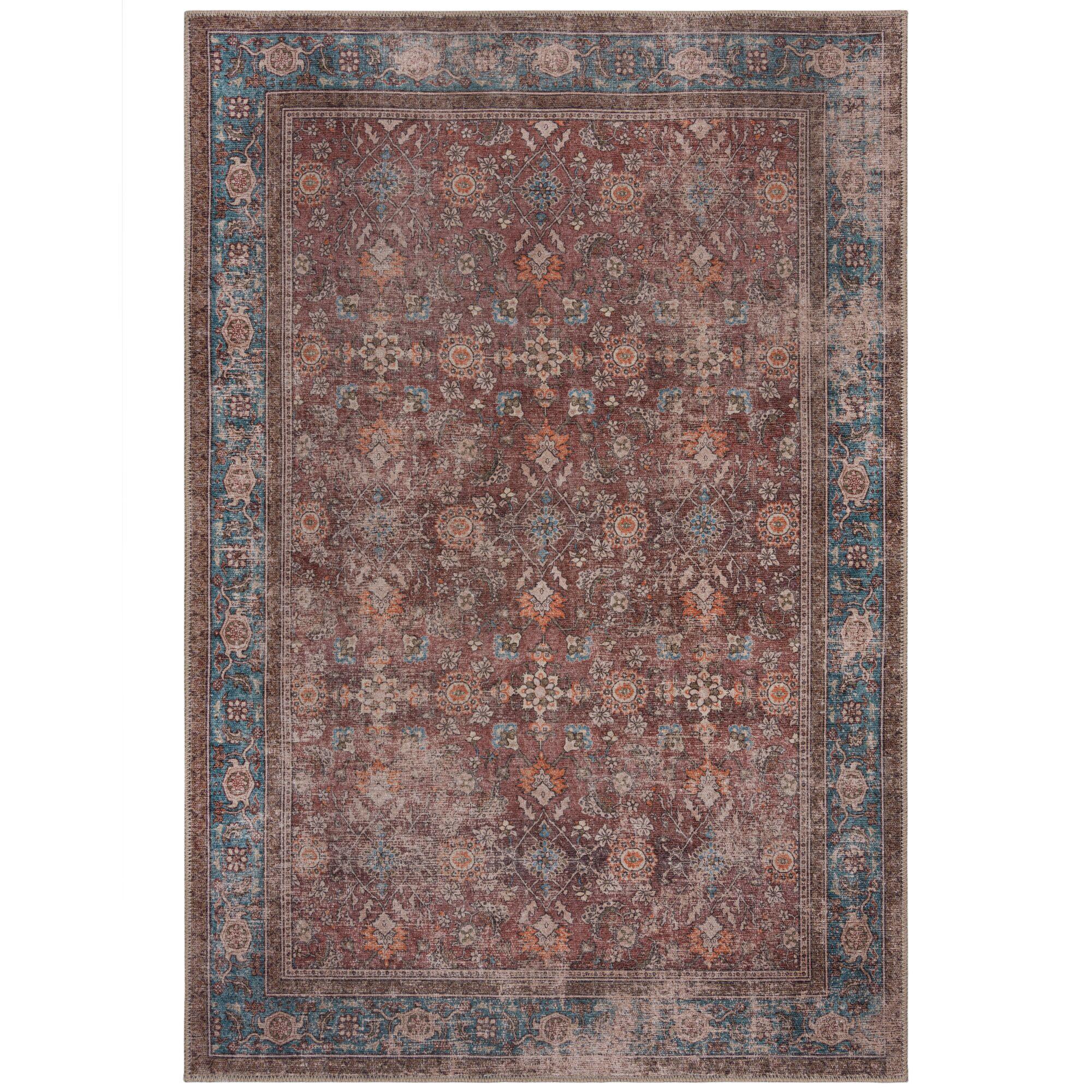 TEPPICH Waschbar HURST, orientalisch, Rot, 115 x 170 cm - Rot, Textil (170/115cm) - KADIMA DESIGN