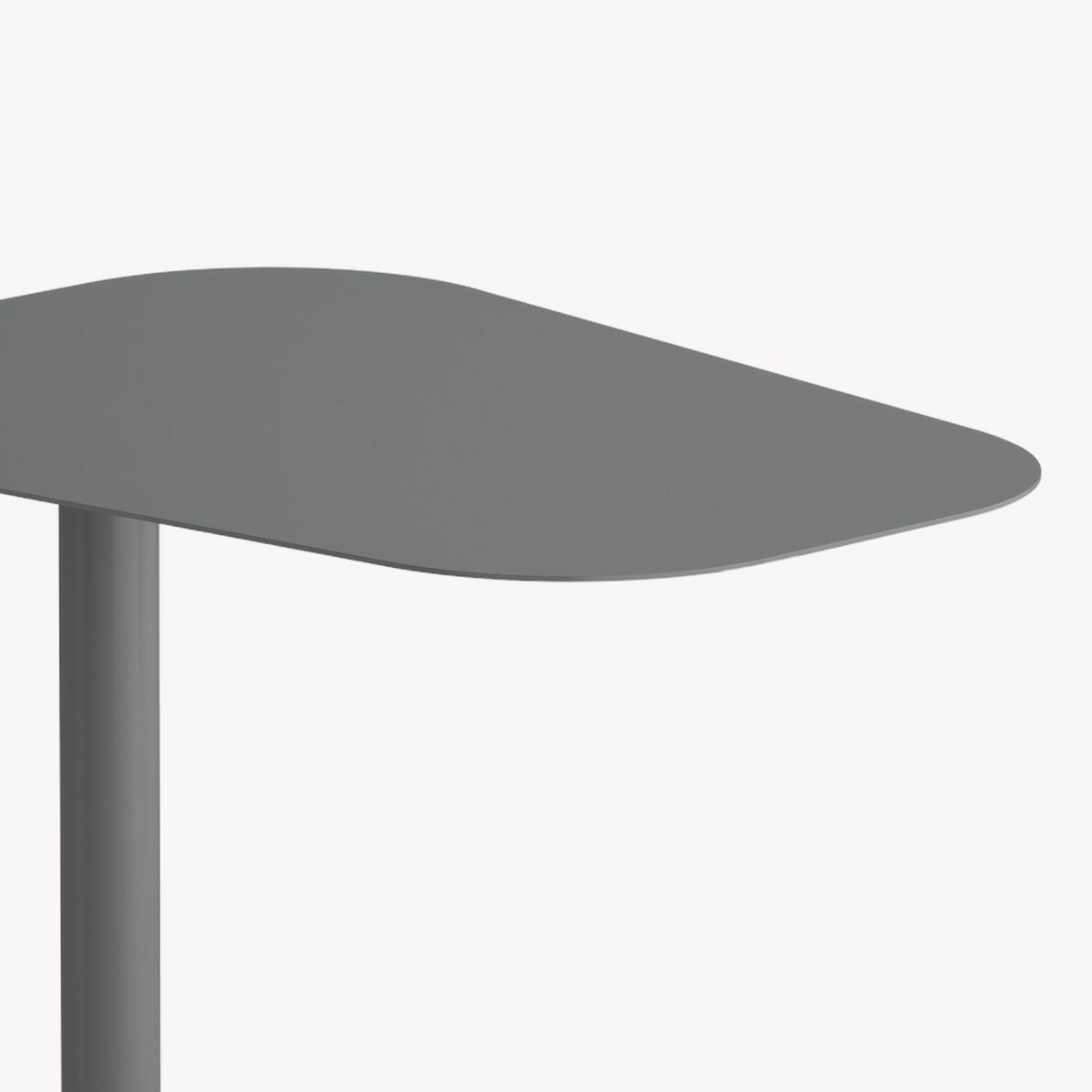 BEISTELLTISCH Nastätten - Grau, Metall (38/50/50cm) - [en.casa]