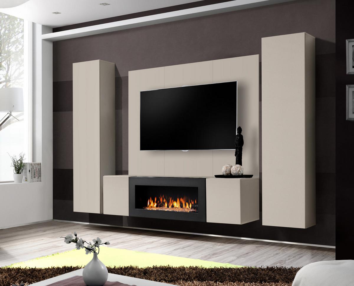 WANDPANEEL Kaschmir 160 x 118 cm, TV Rückwandverkleidung in modernem Design - Kaschmir, Holzwerkstoff (160/118/1.6cm) - Inn.Furn