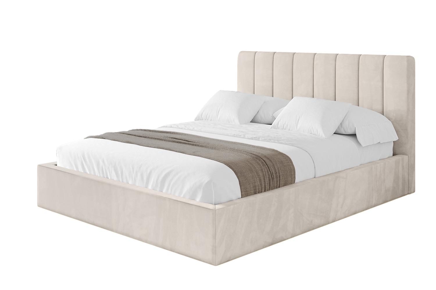 POLSTERBETT mit Bettkasten und Lattenrost, Bett mit Matratze H3/H4 - STERA 140x200 Beige - Beige, Holzwerkstoff/Textil (140/200cm) - ALTDECOR