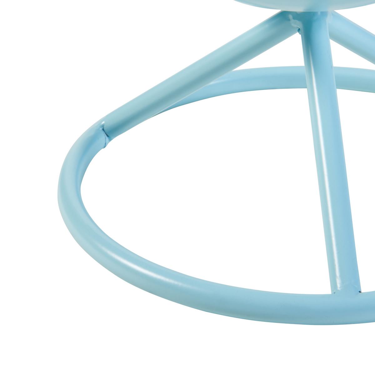PFLANZENSTÄNDER Alphen - Hellblau, Metall (26/76.5cm) - [en.casa]