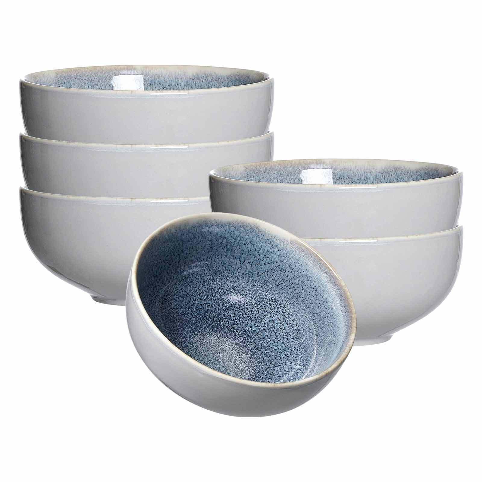 MÜSLISCHALEN Skagen Stone grau ø 15 cm 6er Set - Grau, Keramik (15cm) - Ritzenhoff Breker