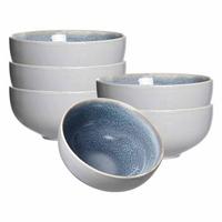 MÜSLISCHALEN Skagen Stone grau ø 15 cm 6er Set - Grau, Keramik (15cm) - Ritzenhoff Breker