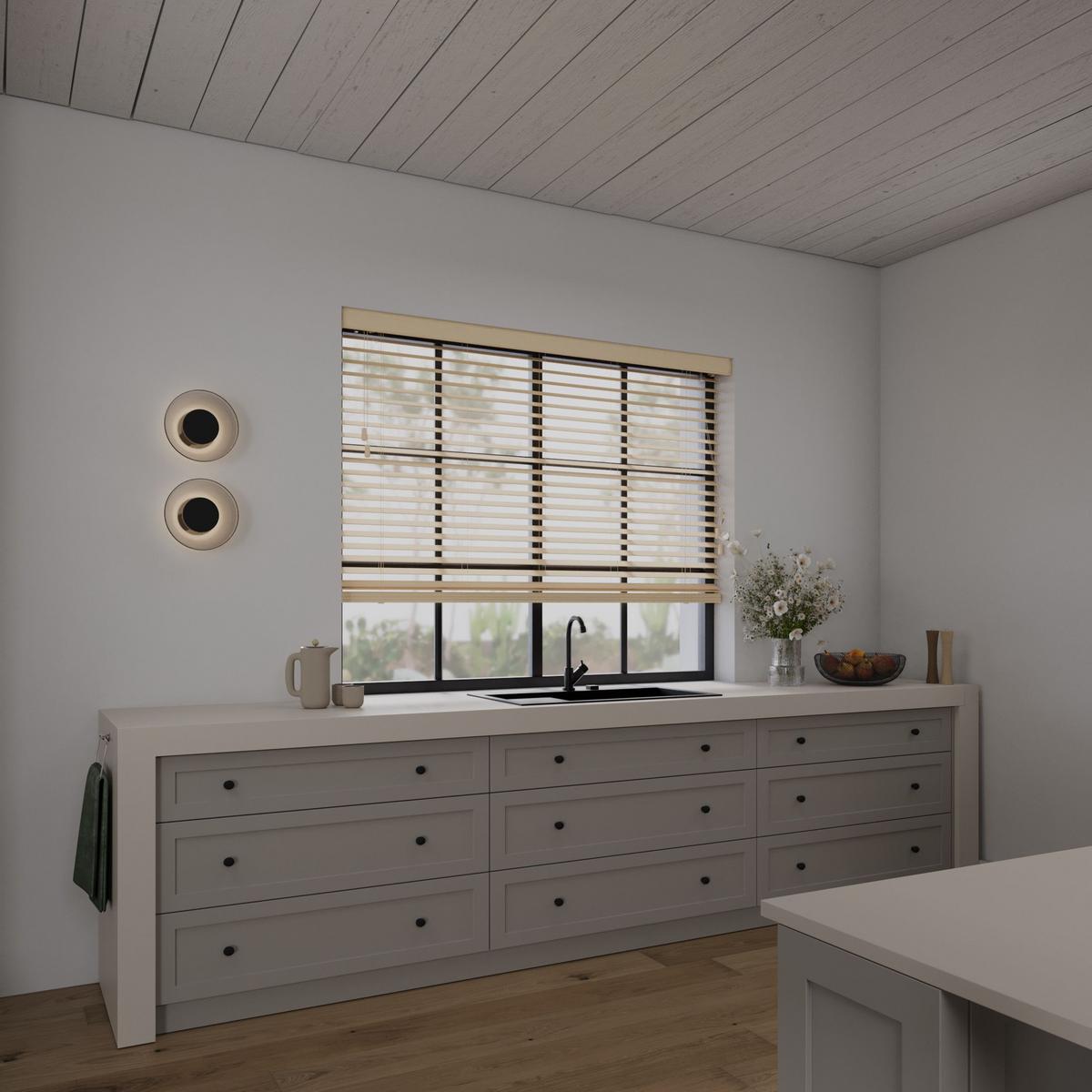 HOLZJALOUSIEN Cocoon Naturel - Naturfarben, Holz (210/175cm) - Cocoon Home Concepts