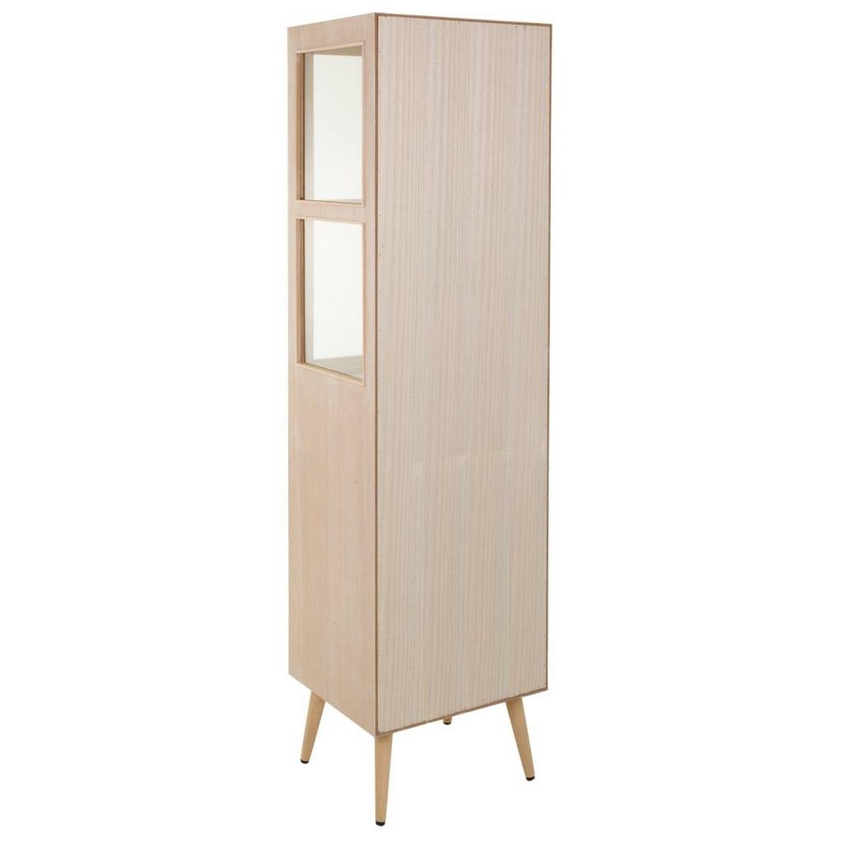 VITRINE aus MDF 47x41x174 cm - Braun, Holz (46.5/173.5/40.5cm) - Wanderlust