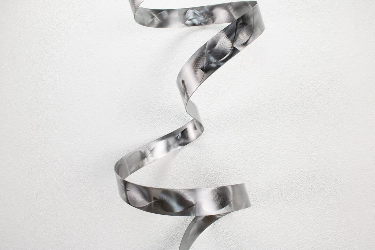 WANDDEKO Silber 95/34 cm - Silberfarben, Metall (4.07/34/28cm) - KUNSTLOFT