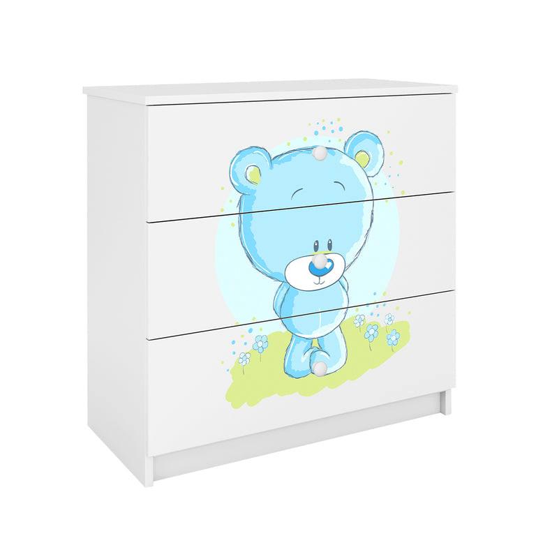 KINDERKOMMODE Weiß - Weiß, Holzwerkstoff (81/80/41cm) - Petits-meubles