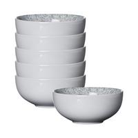 MÜSLISCHALEN Porto grau ø 15 cm 6er Set - Grau, Keramik (15cm) - Ritzenhoff Breker