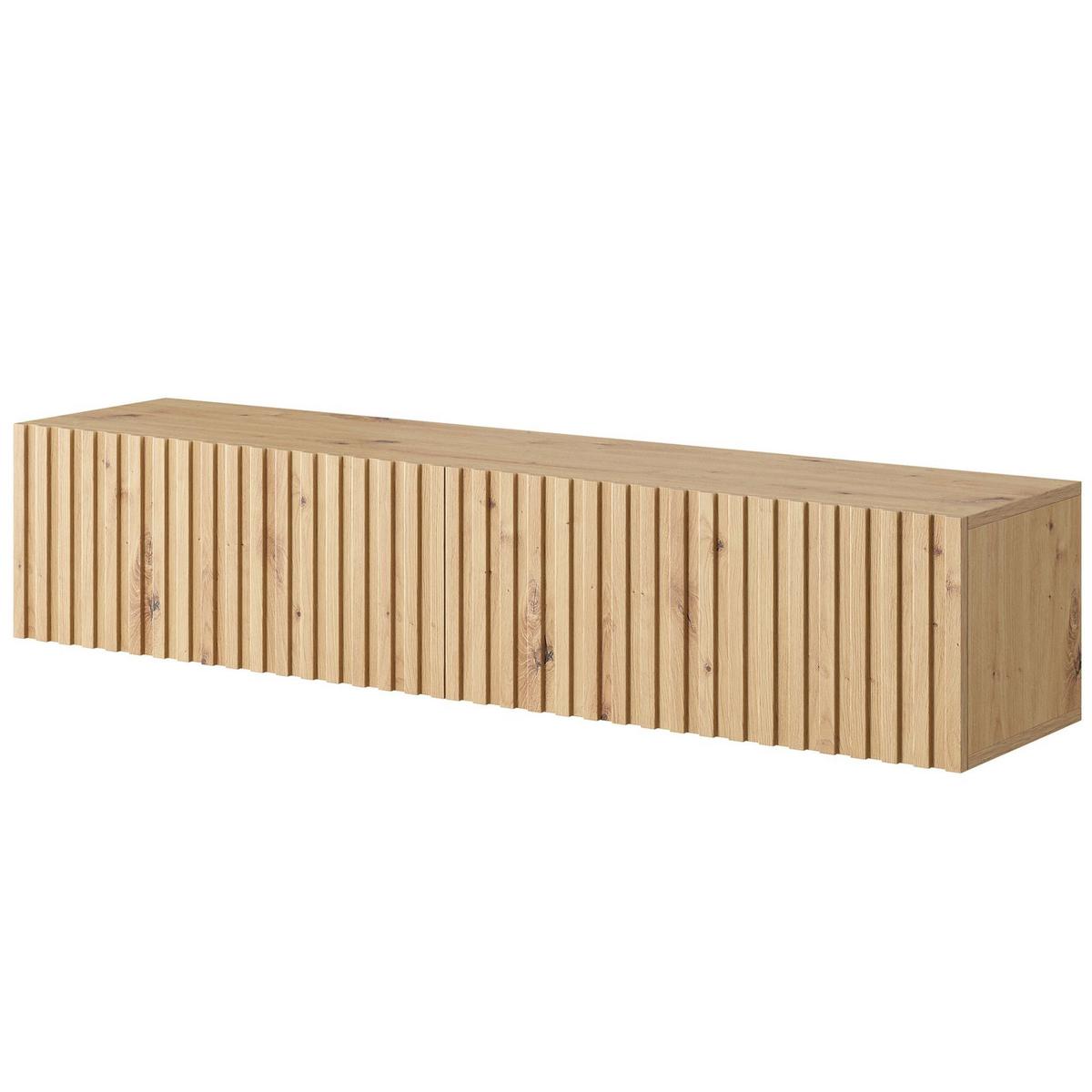 TV-HÄNGEBOARD Telire Eiche 138,6 cm - Eiche Artisan, Holzwerkstoff (138.6/30/31.6cm) - Selsey