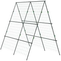 PFLANZENGITTER verstellbar, Grün, 180 x 100 x 180 cm - Grün, Kunststoff/Metall (100/180/180cm) - Outsunny