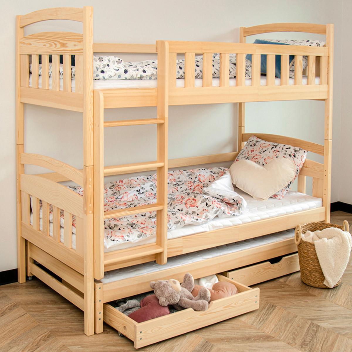 BETT 90/200 Jules Holz - Braun, Holzwerkstoff (90/200cm) - Petits-meubles