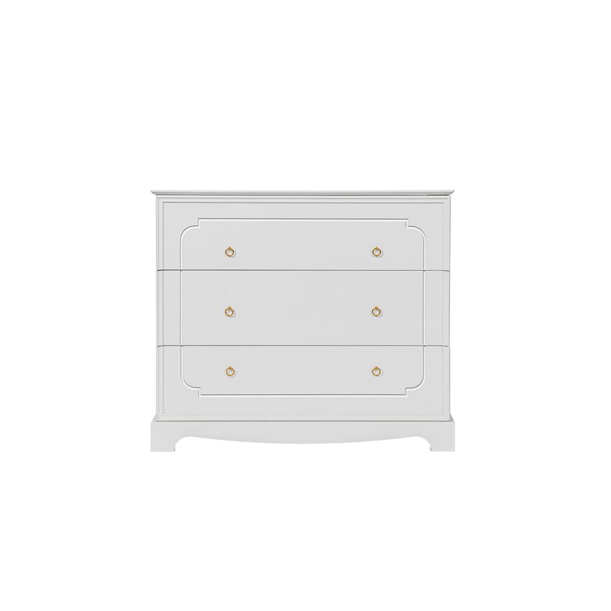 BABYZIMMER 2-teilig Royal Weiß - Weiß, Holzwerkstoff (103/90/50cm) - Petits-meubles