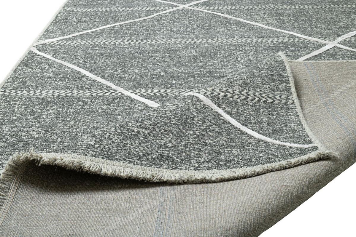 FLACHWEBTEPPICH Braderup 200x290 cm - Anthrazit, Textil (200/290cm) - Sansibar SYLT