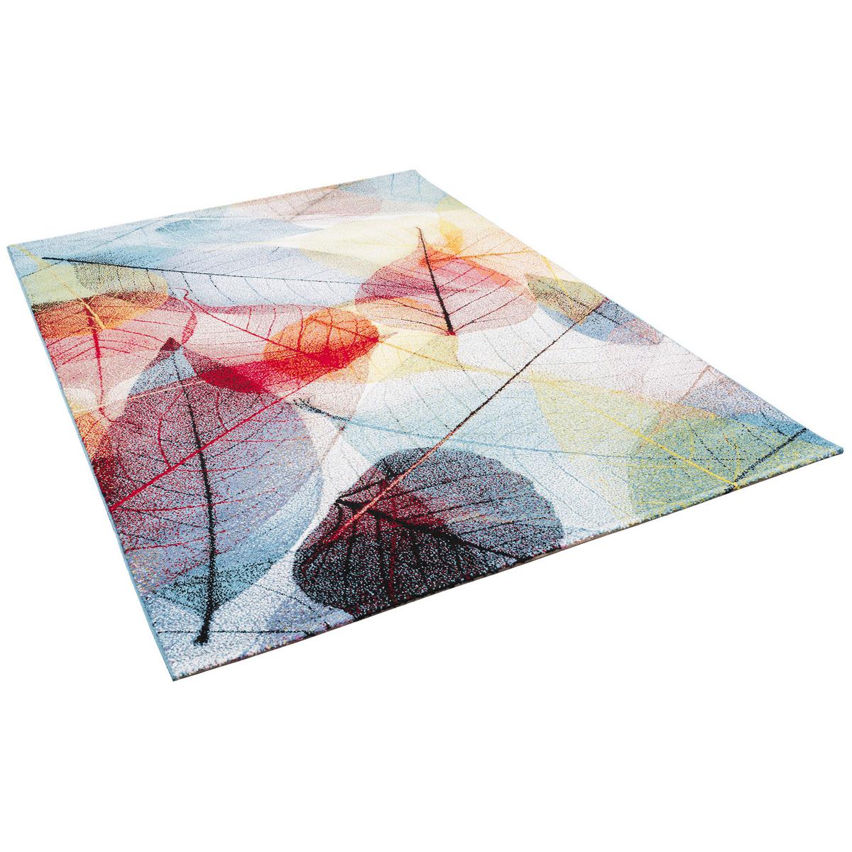 DESIGNER TEPPICH FARO TROPICAL BLÄTTER - Multicolor, Textil (200/290cm) - Pergamon